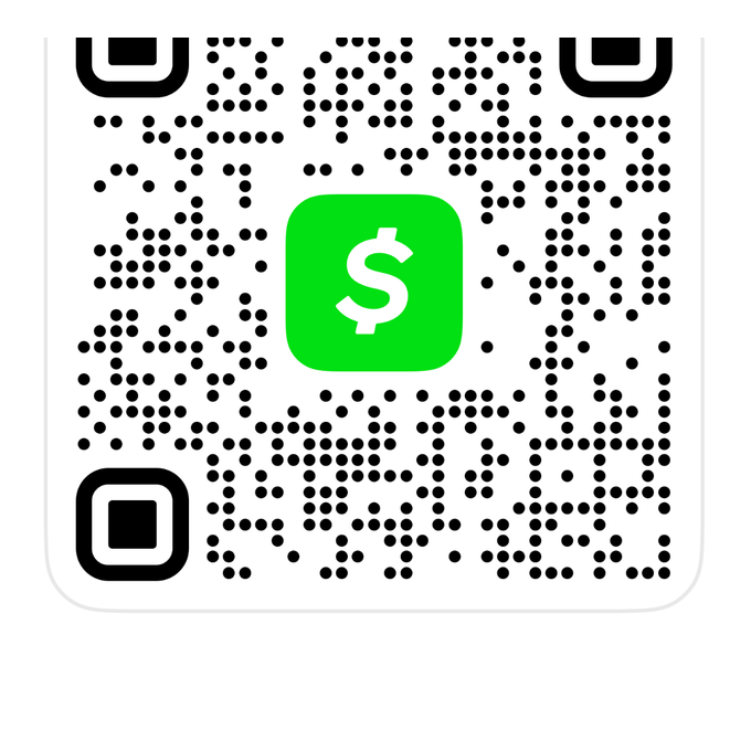 Cash App QR code for Rachel Minson, $RachelMinson